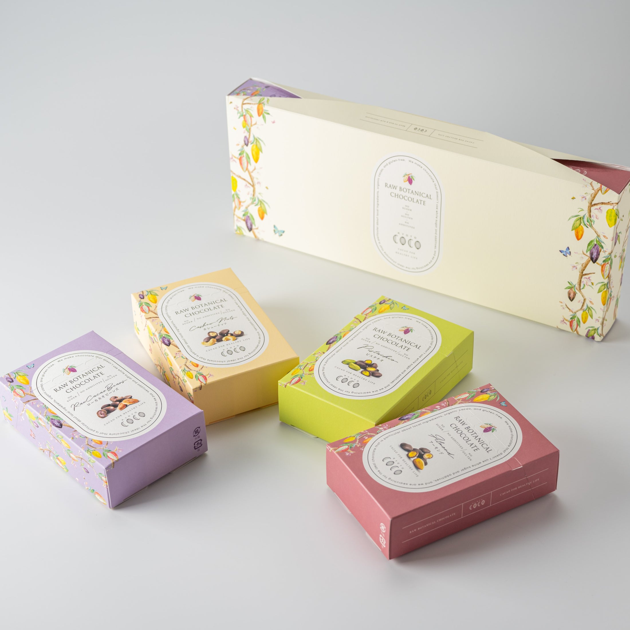 Raw Botanical Chocolate 4種 COCO KYOTO